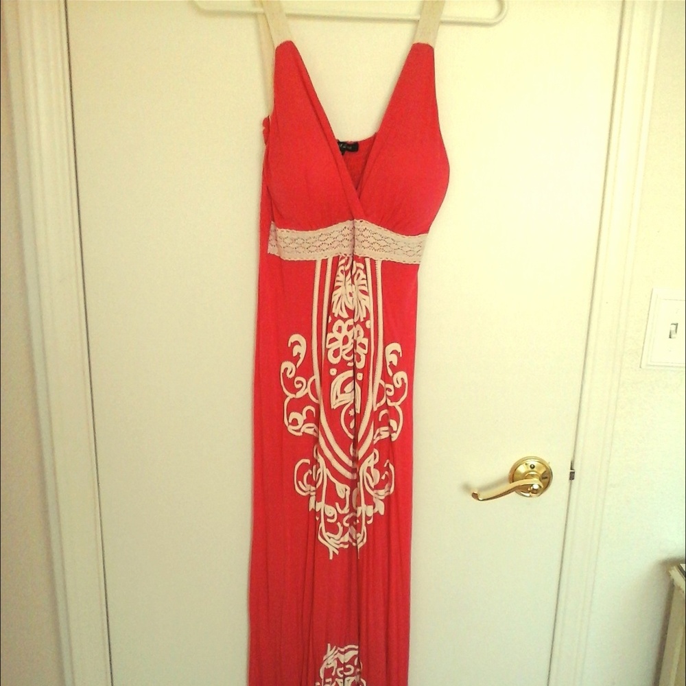 Maxi Embroidered Dress